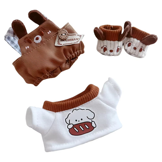 Doll Clothes Cute Plush Doll Clothes Headband Hoodie