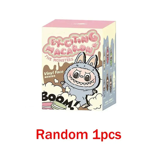 Anime Figure for Labubu Blind Box Have A Seat Series PVC Pendant Kawaii Doll Model Toy Monster Keychain Kids Birthday Gifts